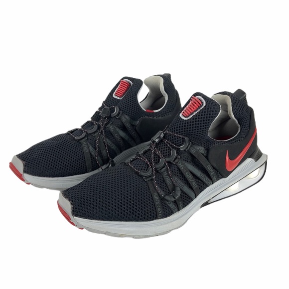 Nike Other - Nike Shox Gravity Running Shoe 12 Black Red Gray